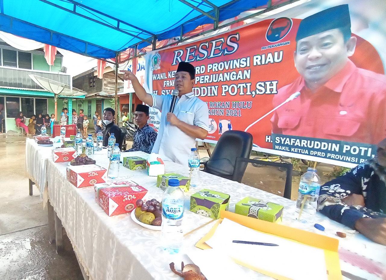 Reses Syafaruddin Poti, Jemput Aspirasi Masyarakat di 3 Titik