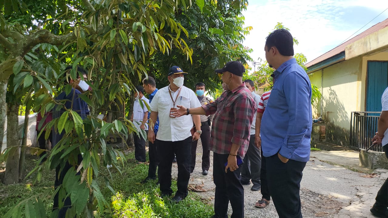 Tony Hidayat Tinjau Lokasi Pembangunan Embung di Siak Hulu