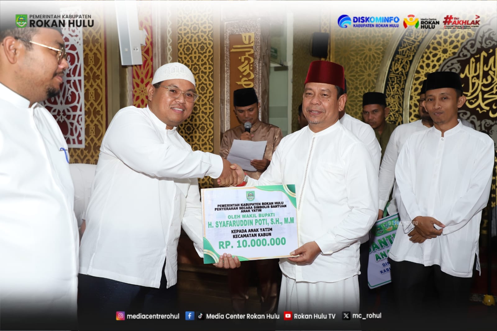 Wabup Rohul: Melalui Safari Ramadhan, Kita Dapat Berbagi dan Menjalin Silaturahmi Dengan Masyarakat