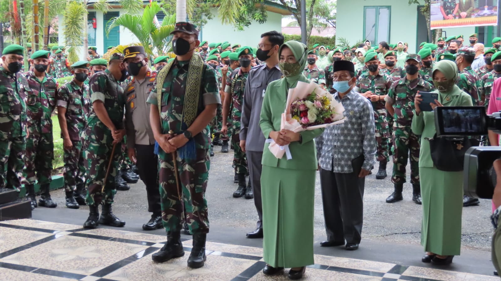 Danrem O31/WB Brigjen TNI Parlindungan Hutagalung Kunker di Kodim 0313/KPR