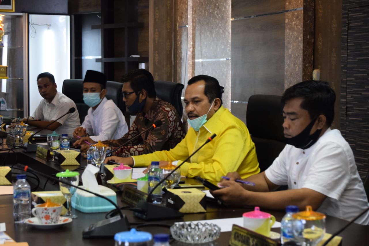 DPRD Meranti Rapat Koordinasi Bersama PT. GCN,  Yang Di Duga Serobot Lahan