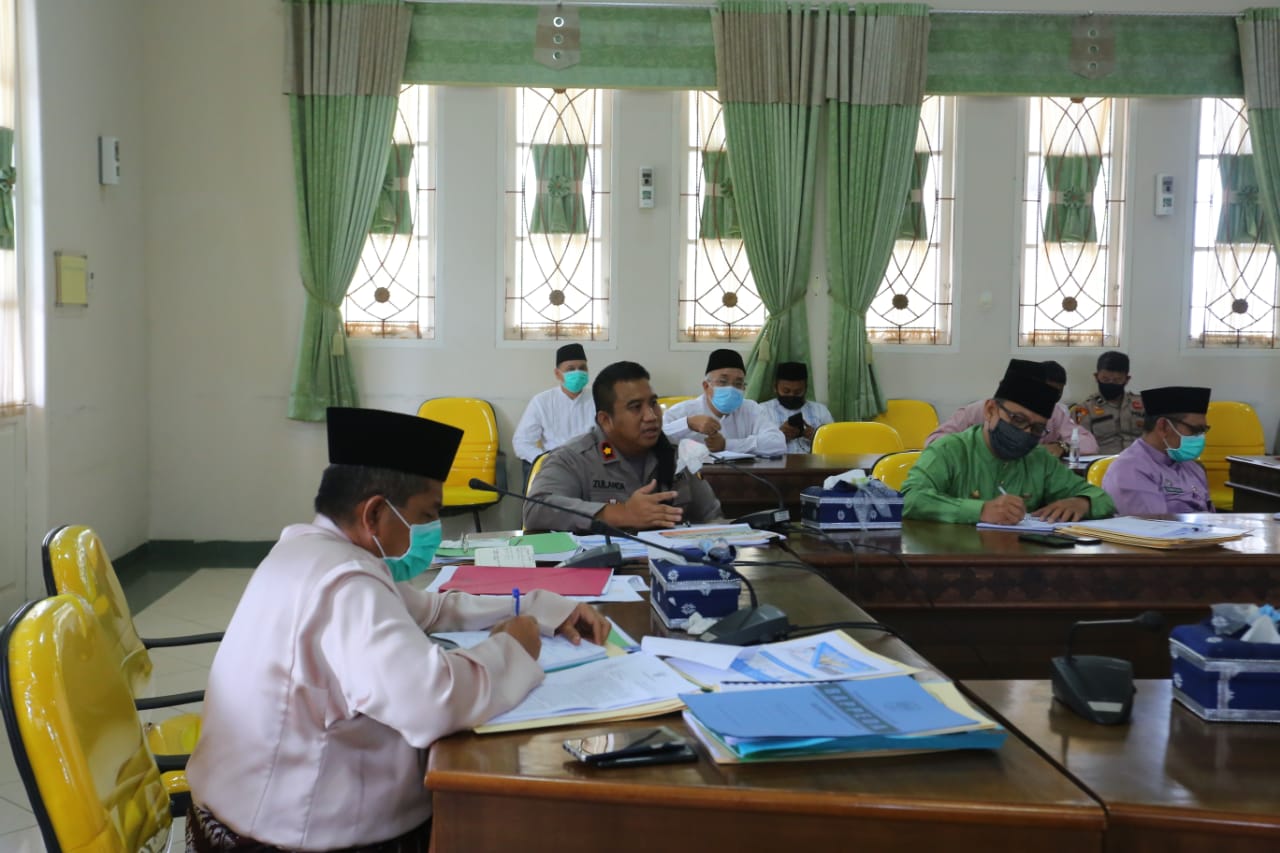 Siak Belum Penuhi Kriteria PSBB Sesuai Permenkes, Bupati Alfedri Pastikan Kajian Penerapannya Terus 