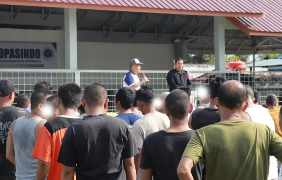 Usai Senam Lapas Pasir Pengaraian Sambung Rasa Dengan WBP