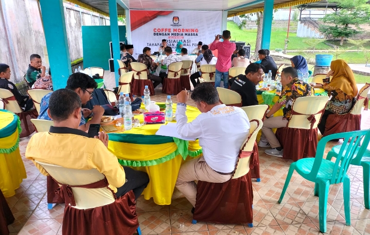 KPU Kampar Sosialisasi Tahapan dan Jadwal Pemilu 2024, Ketua: Media Berperan Penting Sebagai Sarana