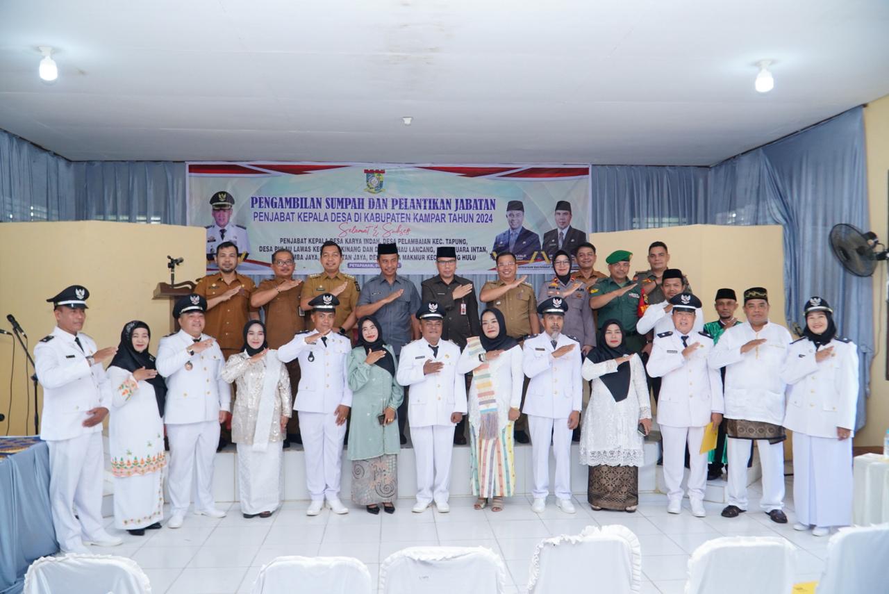 Berikut Nama -Nama 7 Pj Kades Dilantik Pj Sekda Kampar, Ahmad Yuzar