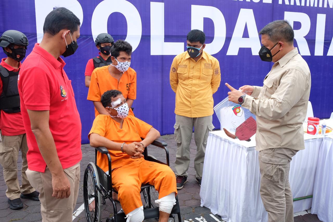 Polda Riau Ungkap Kasus Pembunuhan Berencana Disertai Dengan Pencurian Dengan Kekerasan M. Alhadar
