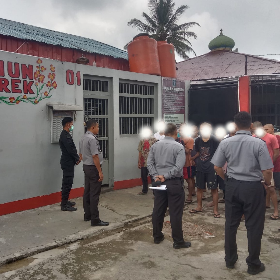 Kasi Binadik dan Jajaran, Berikan Inforamasi Terkait Pembinaan Kepada Tahanan Mapenaling