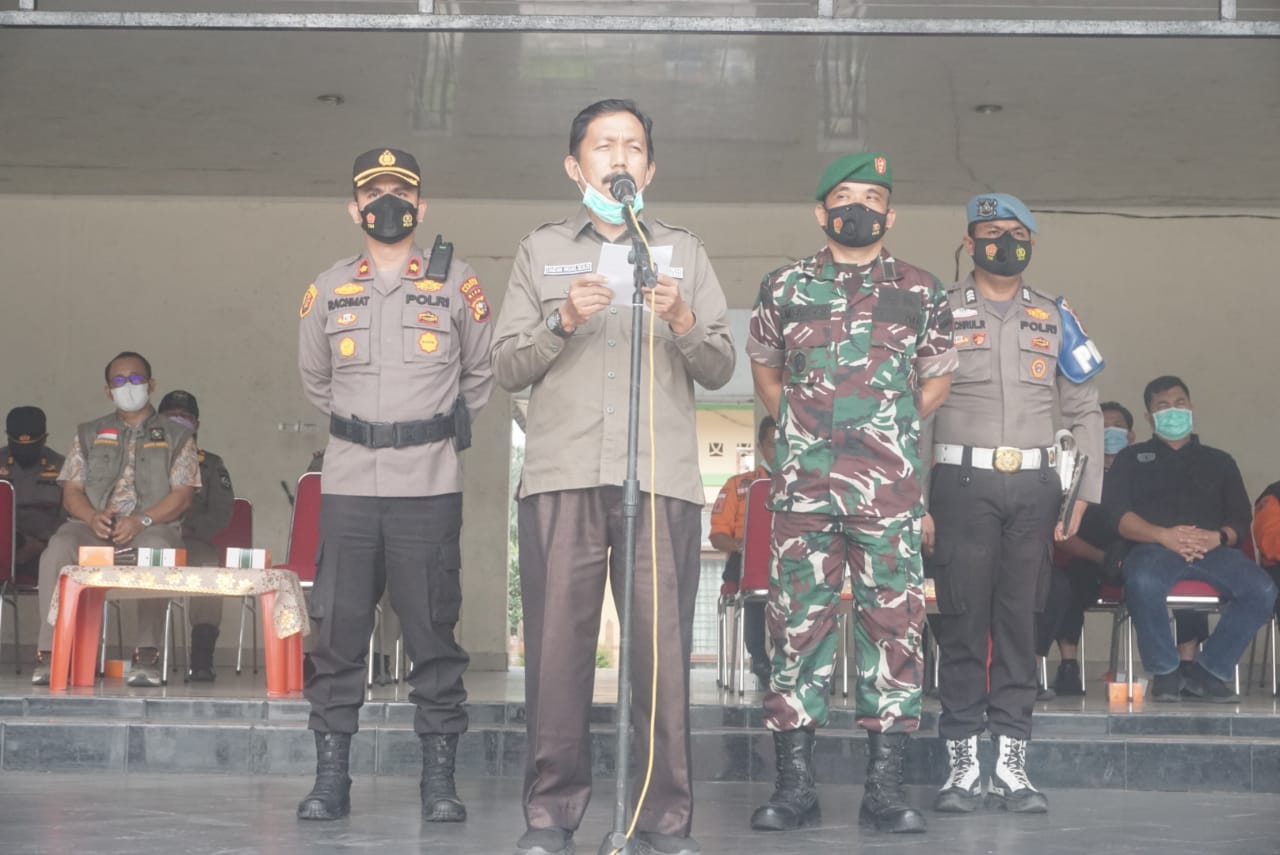 Apel Gelar Pasukan Dalam Rangka Penanggulangan Karhutla di Kampar