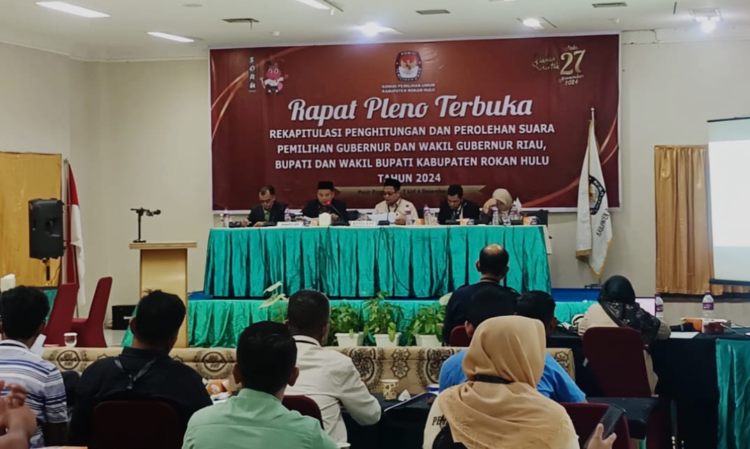 KPU Rohul Tetapkan Pasangan Anton - Syafaruddin Poti Pemenang Pilkada