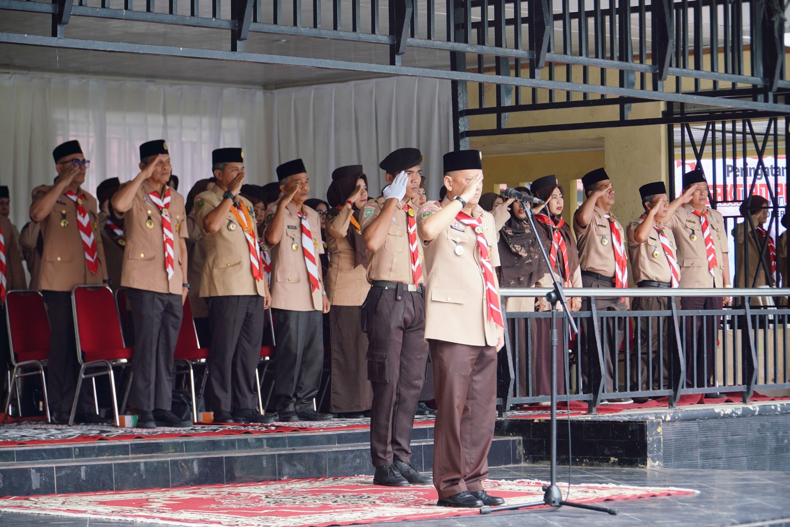 Bupati Kampar Sekaligus Ketua Kamanican, Jadi Pembina Apel Peringatan Hari Pramuka Ke 63