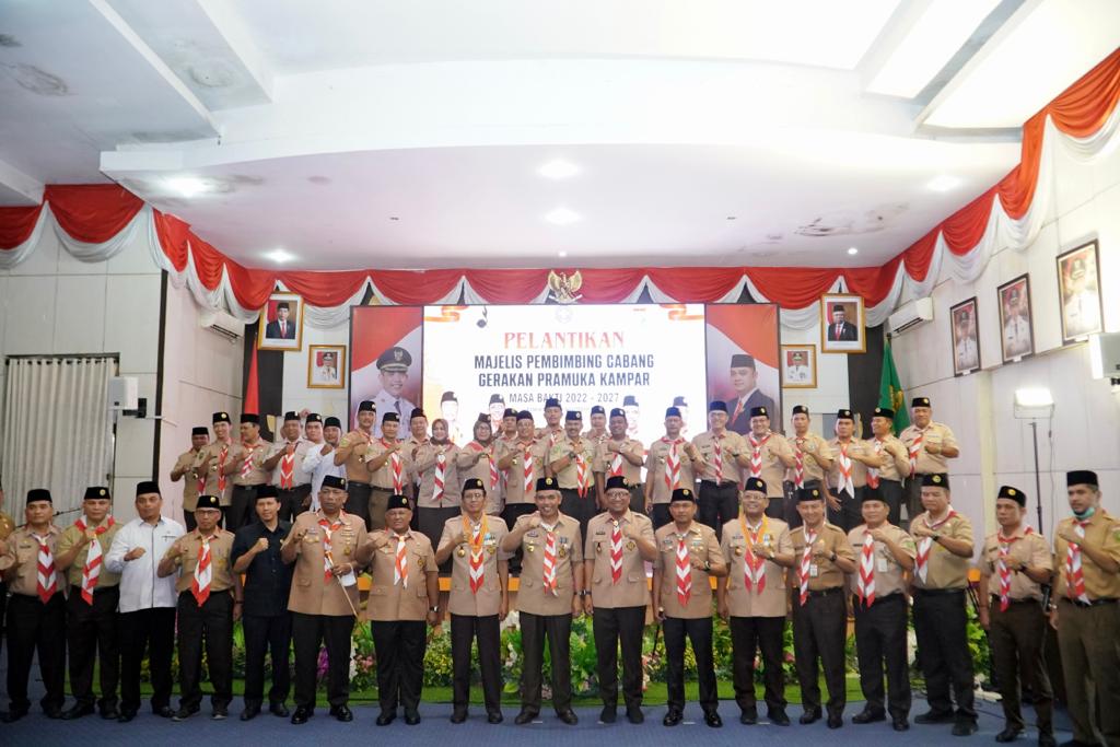 Kamsol Dilantik Sebagai Ketua Mabicab Kampar, Ketua Kwarcab Yuyun Sampaikan Hal Ini