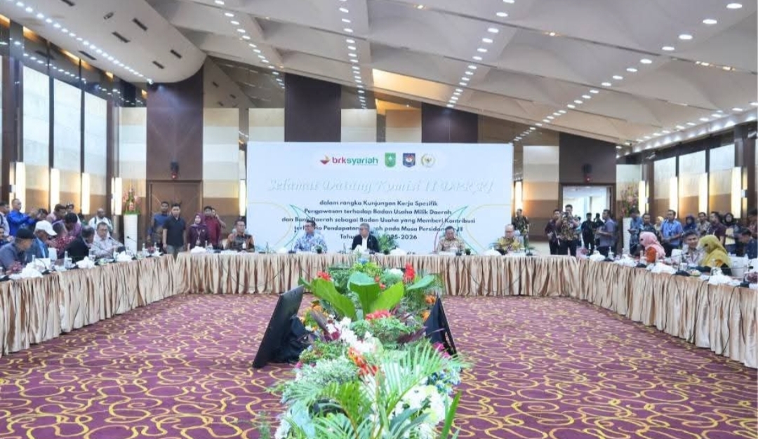 Kunjungan Spesifik Komisi II DPR RI, Pj Sekda Kampar Sampaikan Komitmen Dalam Tingkatkan Kinerja BUM