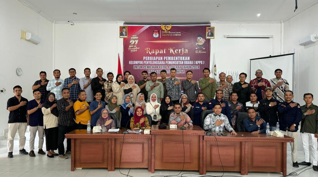 Rapat Kerja Pembentukan KPPS Akan Diadakan KPU Kampar