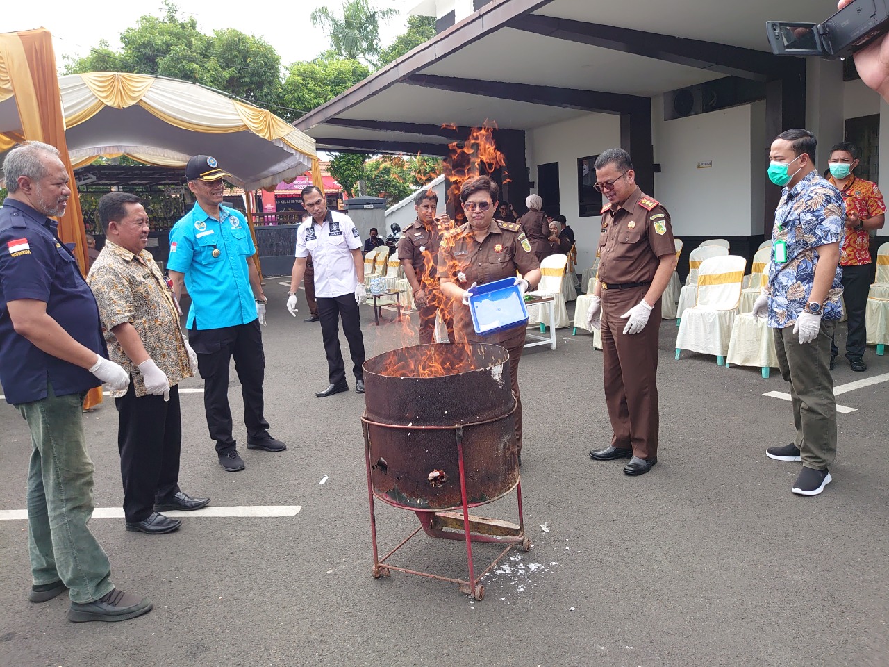 Berikut Barang Bukti yang Sudah Inkrah Dimusnahkan Kejari Tuban