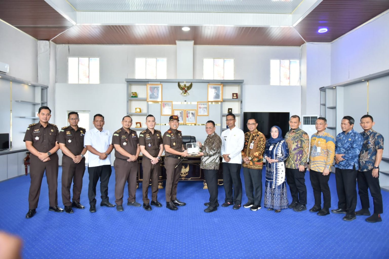 Bupati Rohil Sambut Kunjungan Silaturahmi Kejari Baru, Firdaus, Perkuat Koordinasi dan Sinergitas