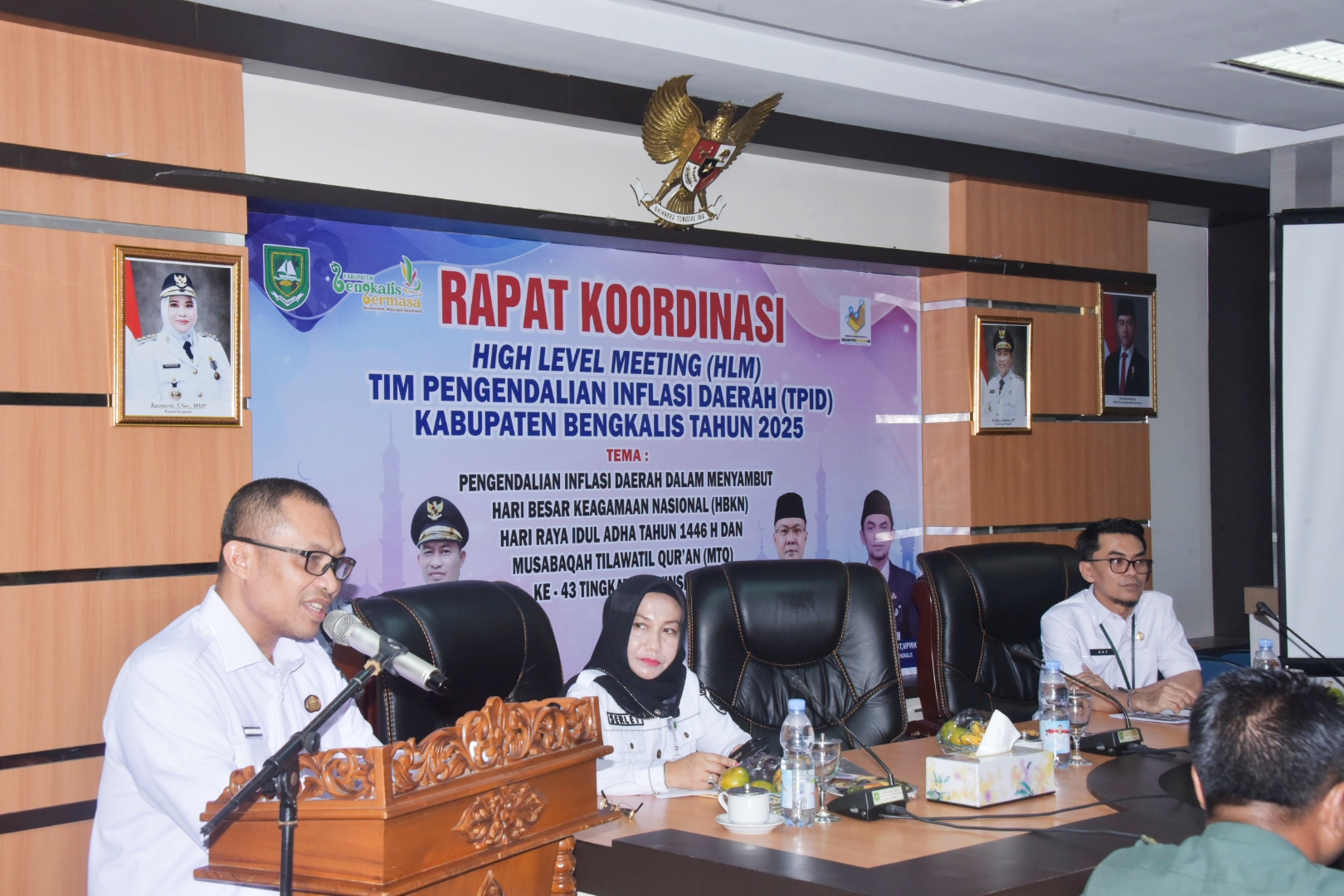 Rakor HLM TPID Diharapkan Wabup Bengkalis Wujudkan Langkah Strategis Kendali Inflasi