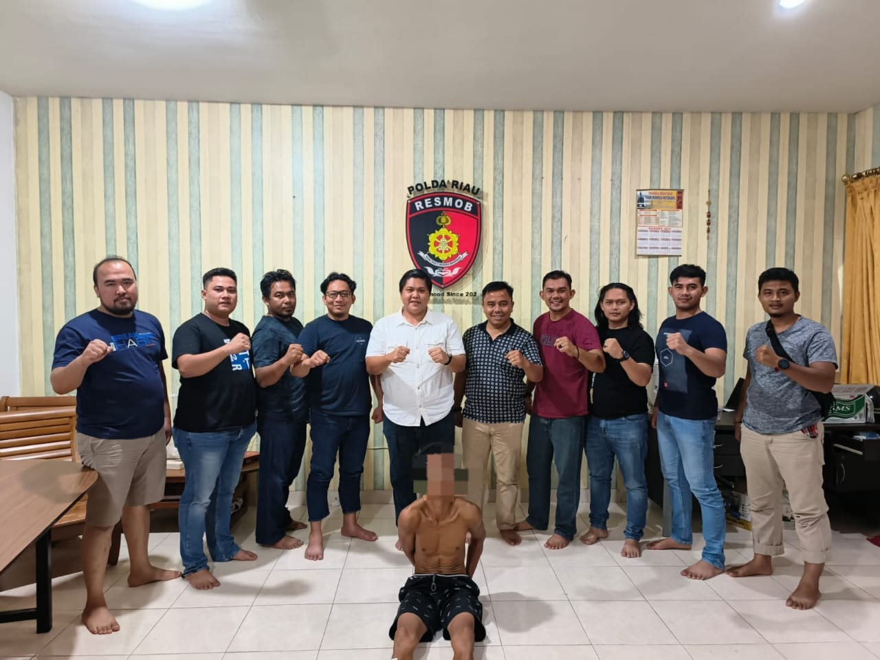 Satreskrim Polres Kampar Tangkap Pelaku Curas di Alfamart