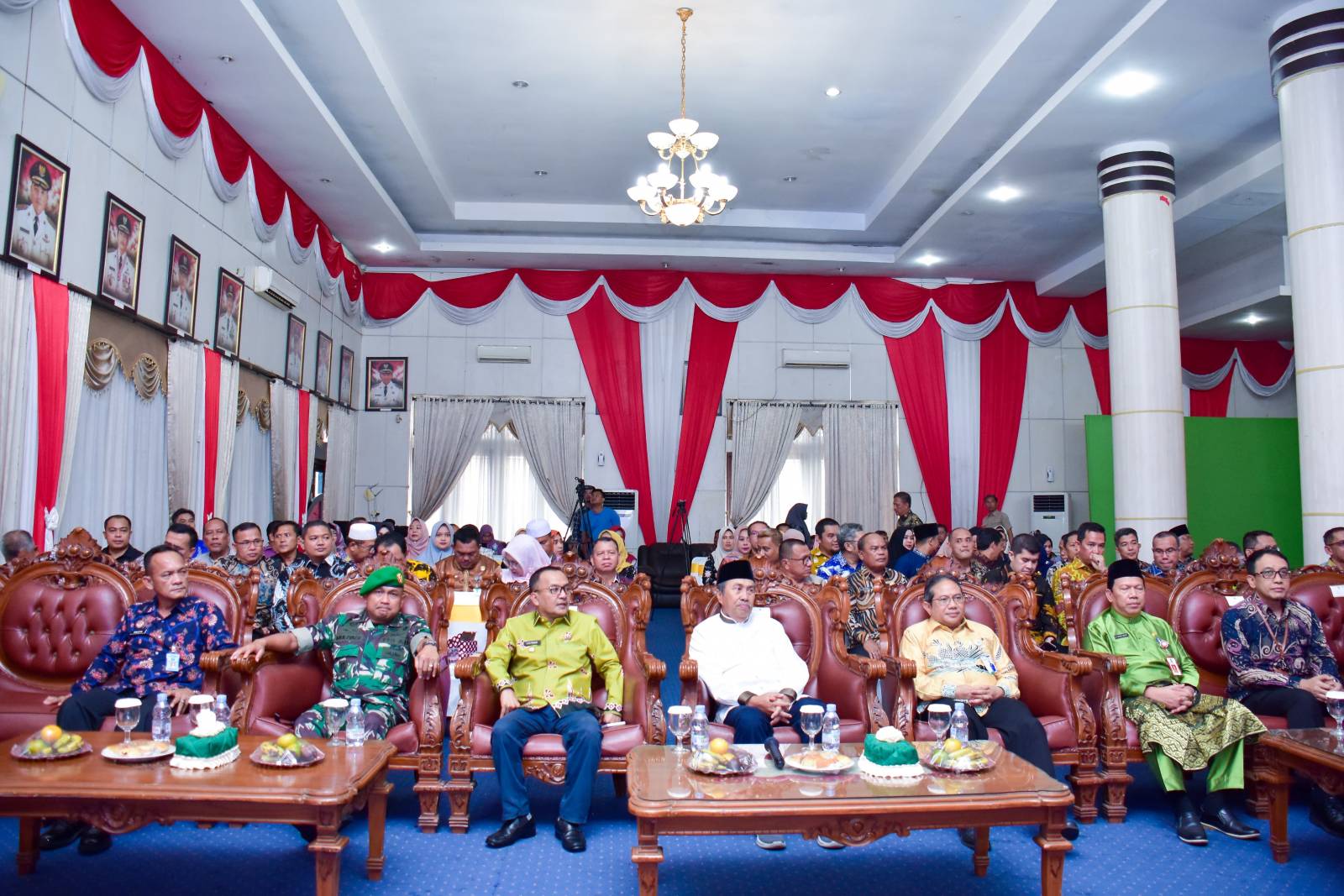 Gubri Didampingi Pj Bupati Kampar, Launching Program UHC Jaminan Kesehatan Kampar Melaju