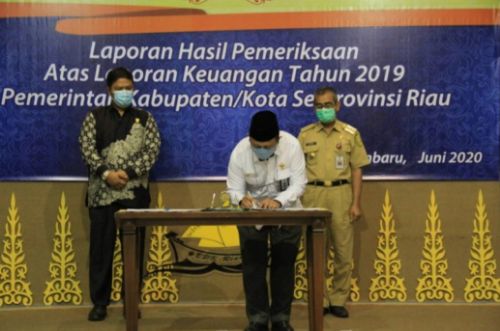 Pemda Kuansing Raih WTP 9 Kali Berturut-turut dari BPK-RI