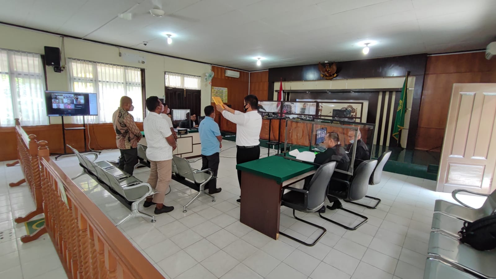 Sidang Perkara Dugasn Tipikor Mantan Kades di Kampar, JPU Hadirkan 5 Saksi