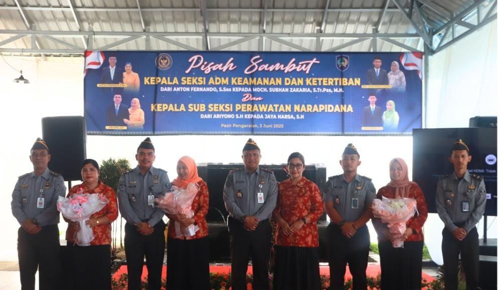 Langkah Baru, Semangat Baru Lapas Pasir Pengaraian Lepas dan Sambut Pejabat Struktural