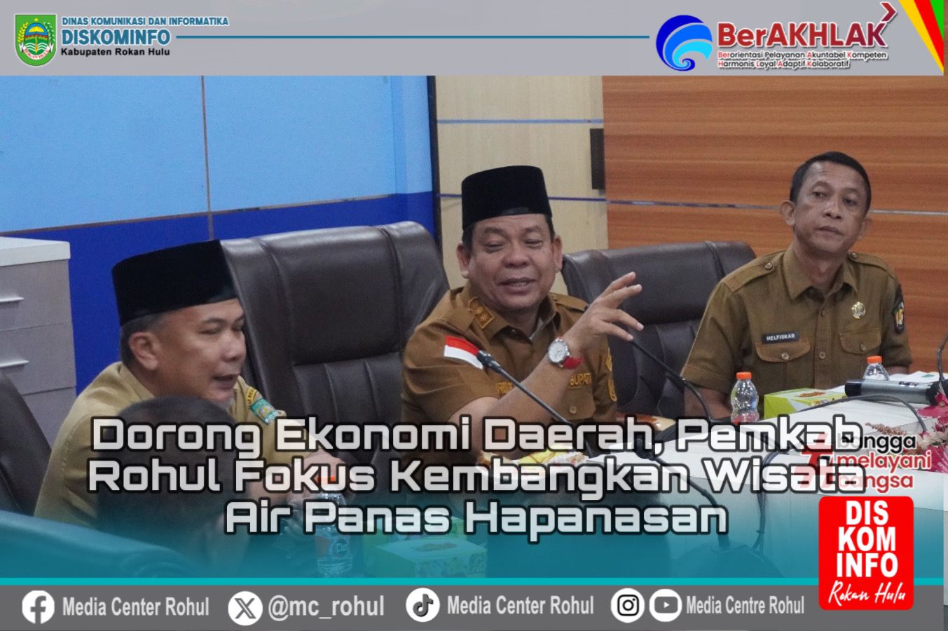 Dorong Ekonomi Daerah Pemkab Rohul Fokus Kembangkan Wisata Air Panas Hapanasan