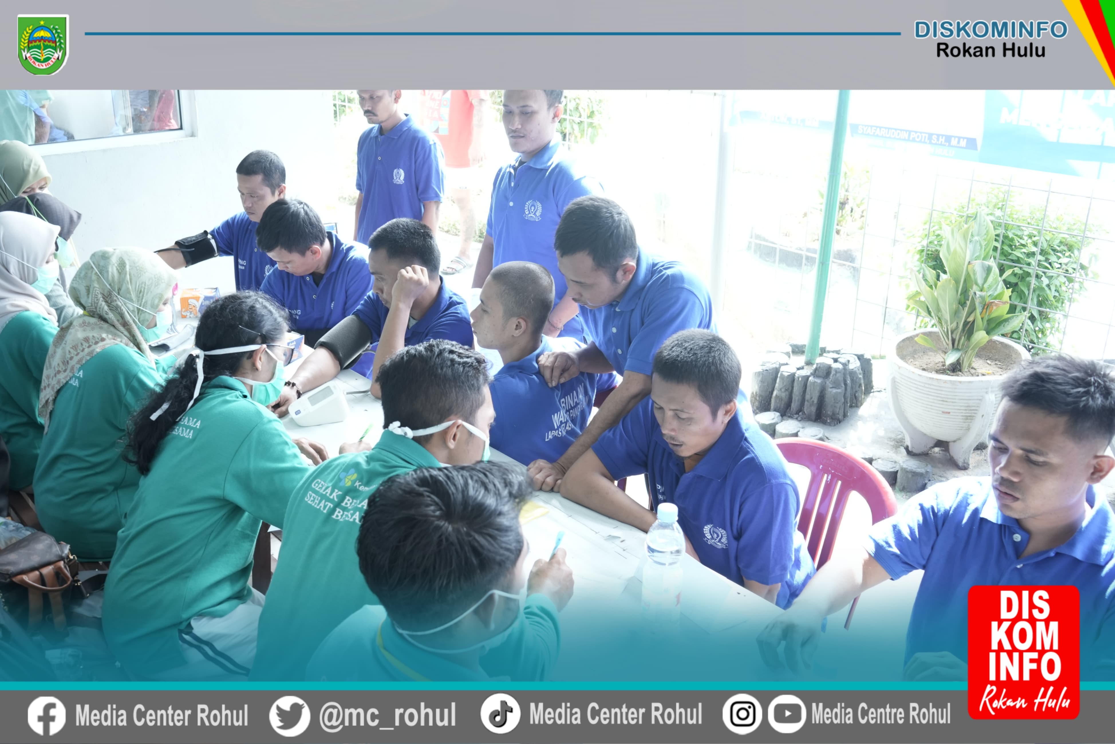 Rayakan HKN ke-61, Pemkab Rohul Sentuh Kesehatan Warga Binaan Lewat Pemeriksaan Gratis