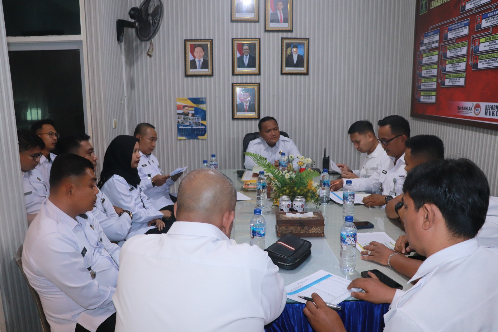 Kalapas Pasir Pengaraian Gelar Rapat Bahas Prioritas Kegiatan Bersama Jajaran