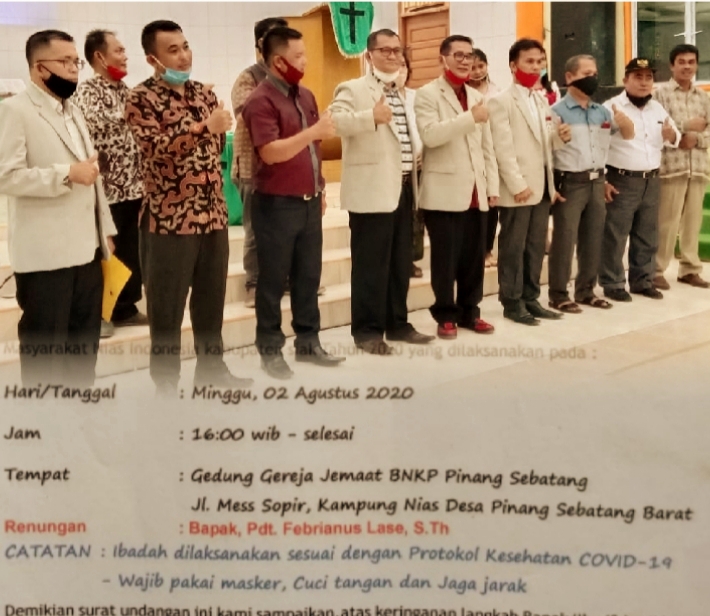 Pengkuhan Dan Pelantikan Muscab III HIMNI DPC Kabupaten SiaK Ikuti Protokol Kesehatan