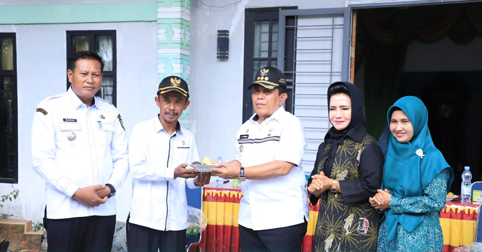 Bupati Rohul Sukiman Resmikan Pengaspalan Jalan dan Gorong-gorong Desa Pasir Utama