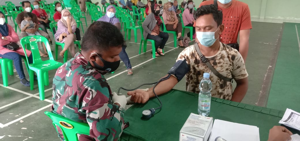 KODIM 0313/KPR Laksanakan Vaksin Tahap ke II 