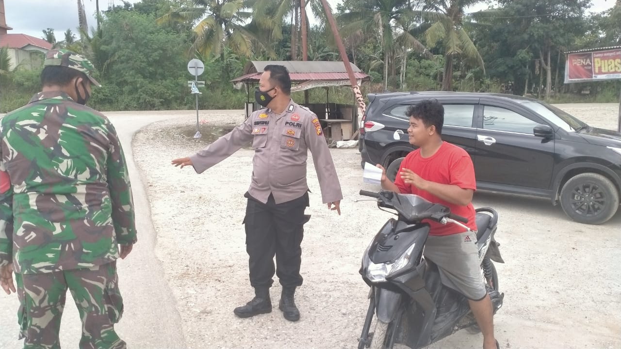 Sinergitas TNI dan Polri Gelar Operasi Yustisi Penegakan Protokol Kesehatan