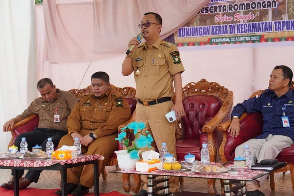 Pj Bupati Kampar Kunker di Kecamatan Tapung dan Tapung Hilir, Ini Disampaikannya