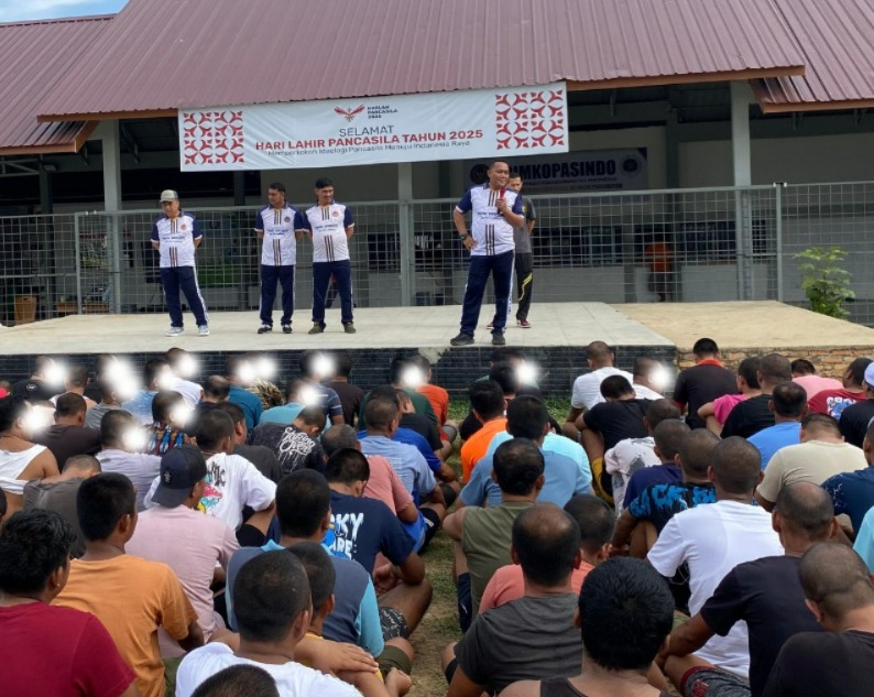 Kalapas Pasir Pengaraian Gelar Sambung Rasa Bersama Warga Binaan Usai Senam Pagi