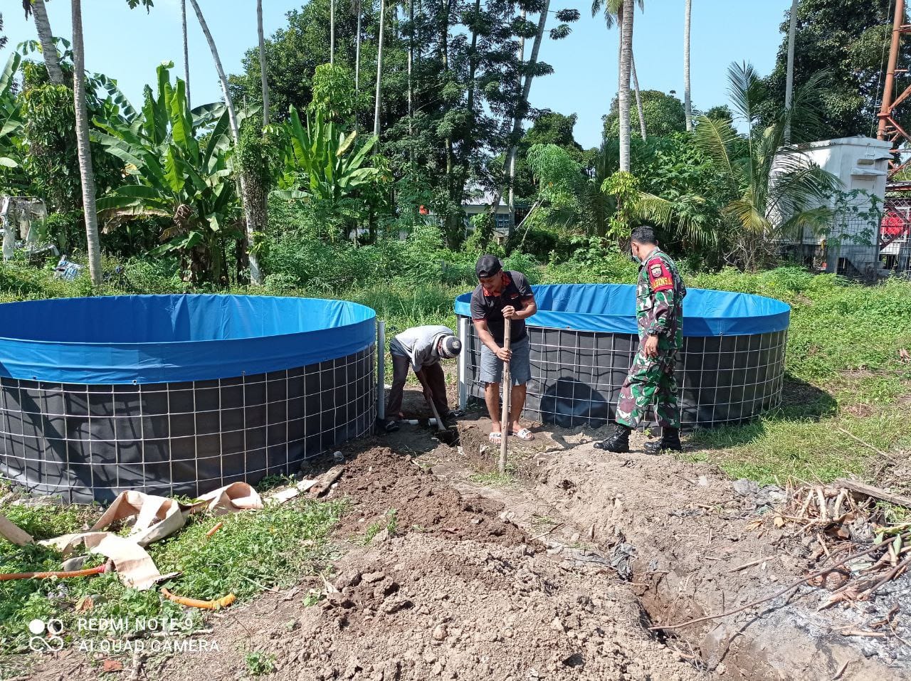 Babinsa Menjadi Ketua Kelompok Tani Peternak Lele