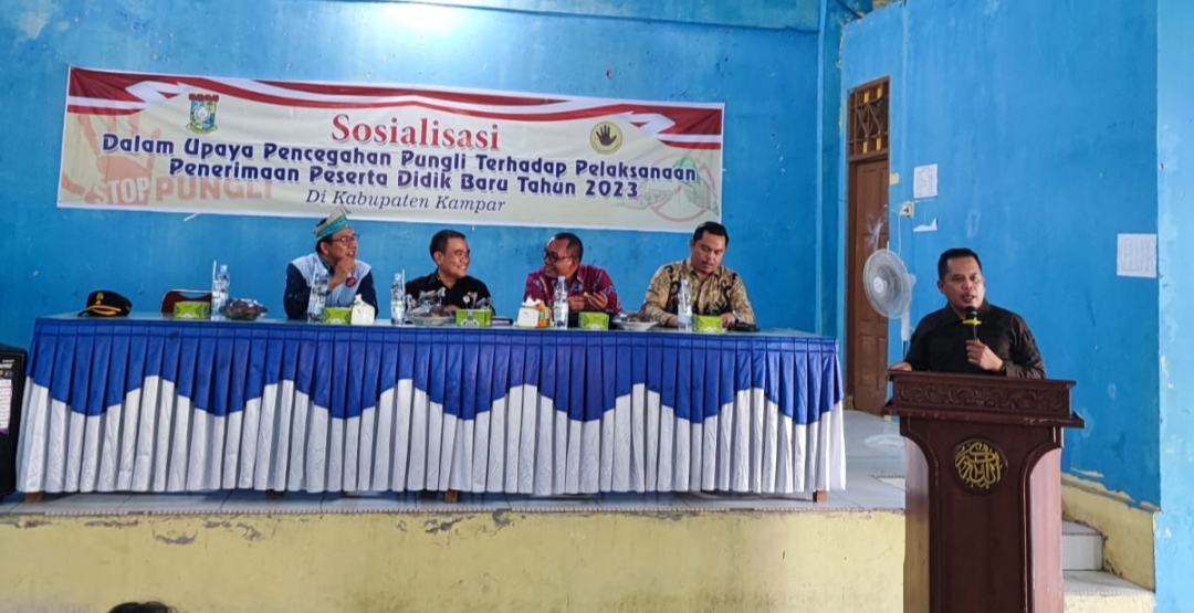 Cegah Pungli PPDB, Tim Saber Pungli Lakukan Sosialisasi, Kasi Pidsus: Tidak Boleh Ada Pungutan