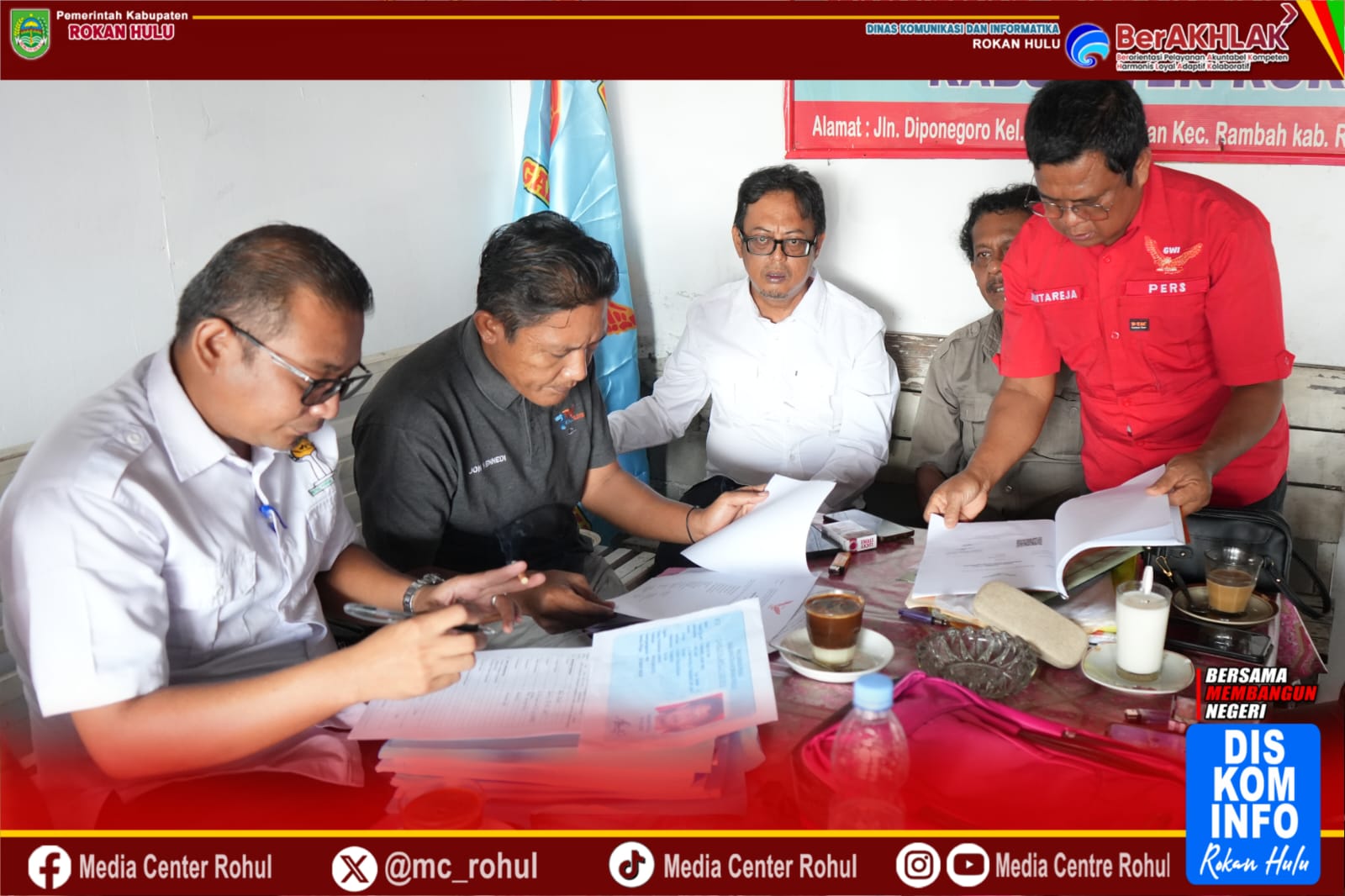 Diskominfo Rohul Verifikasi Organisasi Wartawan, Bupati Tekankan Transparansi