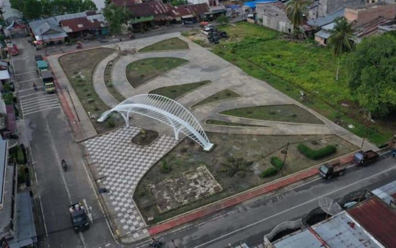 Anggota DPRD Siak Samsurizal Berharap Taman Kota Sungai Apit Dilanjutkan