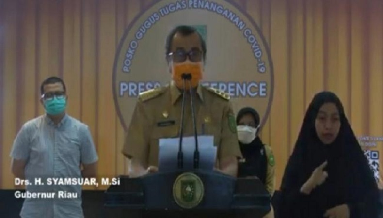 106 ASN Terpapar Covid-19, Pemrov Riau Terapkan WFH