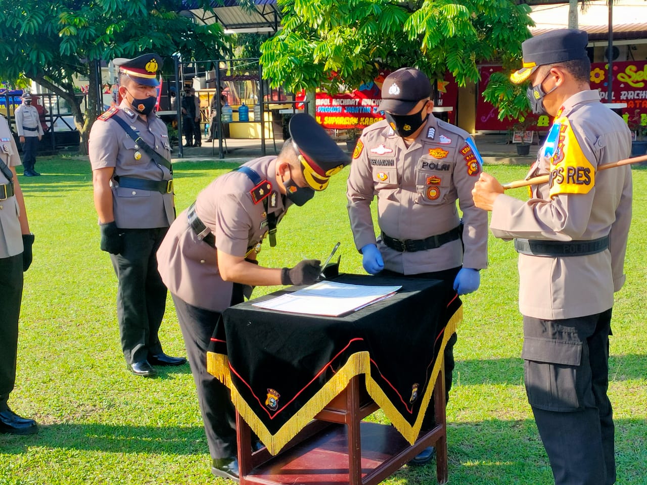 Kompol Rachmad M.Salihi  Resmi Jabat Waka Polres Kampar