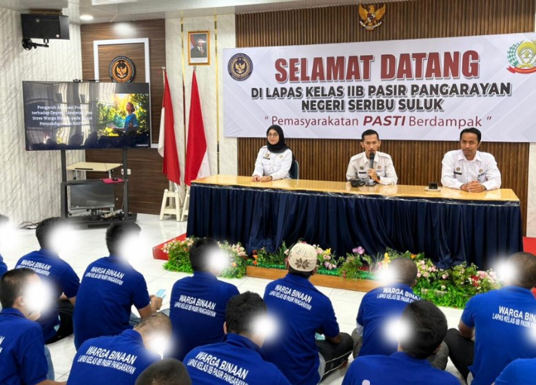 Pulihkan Semangat Warga Binaan, Lapas Pasir Pengaraian Terapkan Afirmasi Positif