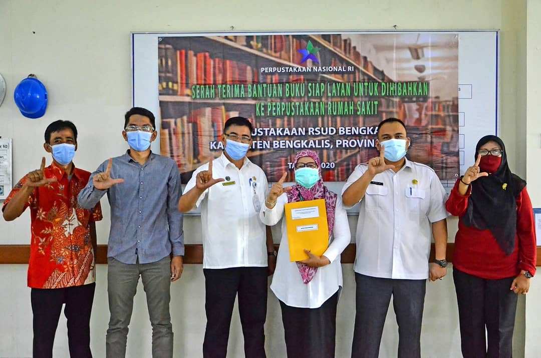 RSUD Bengkalis Terima Bantuan Hibah Buku Perpusnas RI