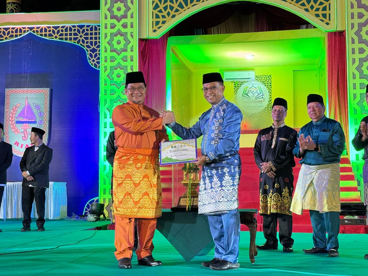 Juara Umum MTQ XLIV Riau, Target Utama Dicanangkan Bupati Rohil Berhasil Diraih