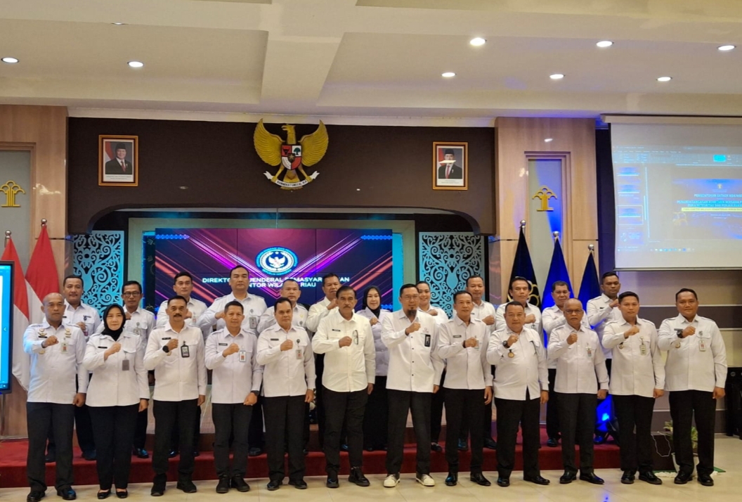 Laksanakan RB yang Komprehensif, Lapas Pasir Pangaraian hadiri Pencanangan PI dan Penandatangan PK