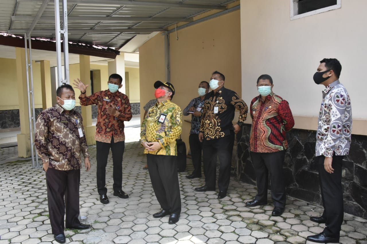 Plh. Bupati Tinjau Gedung Isolasi Covid-19 RSUD Mandau