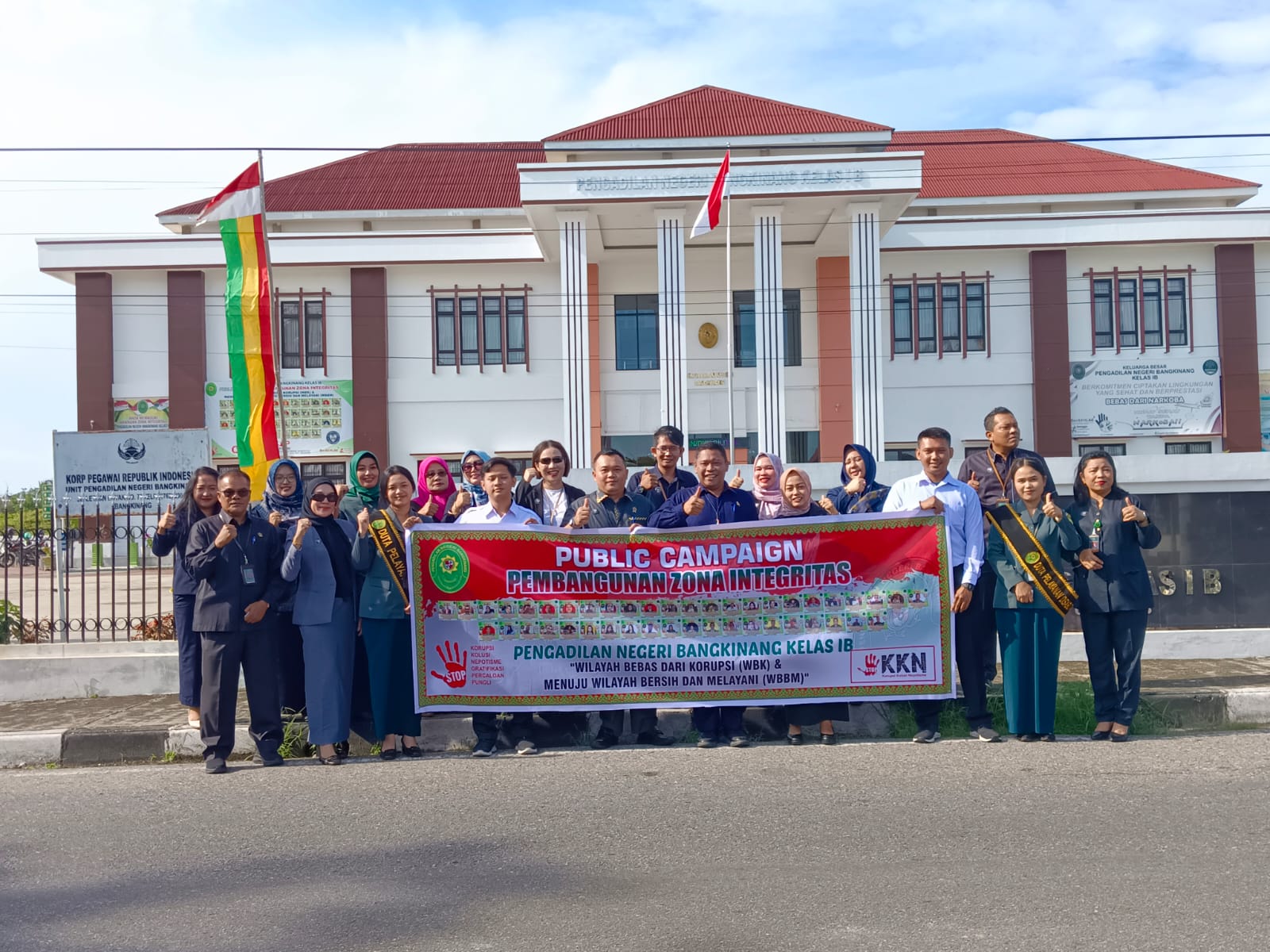 PN Bangkinang Gelar Public Campaign Pembangunan ZI Menuju WBBM Setelah Sukses Raih WBK