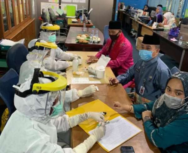 Hasil Swab 13 Pegawai BPKAD Negatif