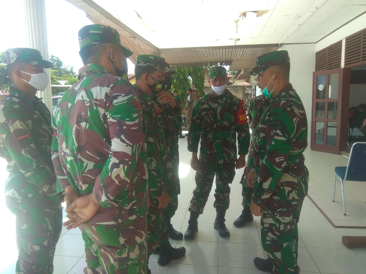 Danramil 10/Kunto Darussalam Hadiri Rapat Pleno Terbuka
