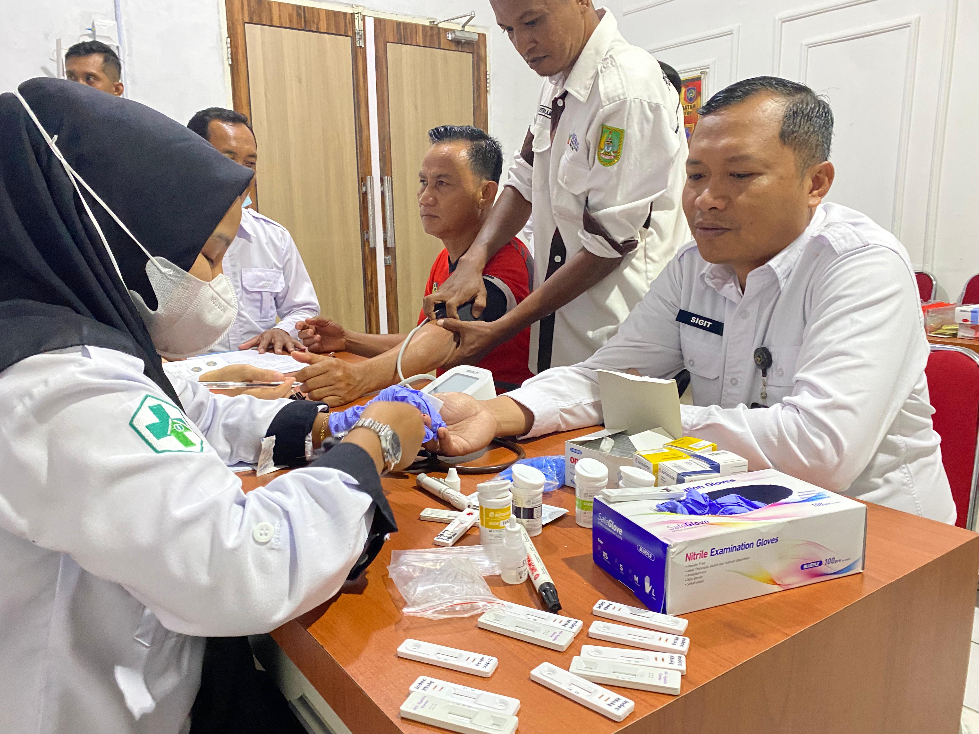 Lapas Bangansiapiapi Gelar Medical Chek-Up Bagi Seluruh Pegawai