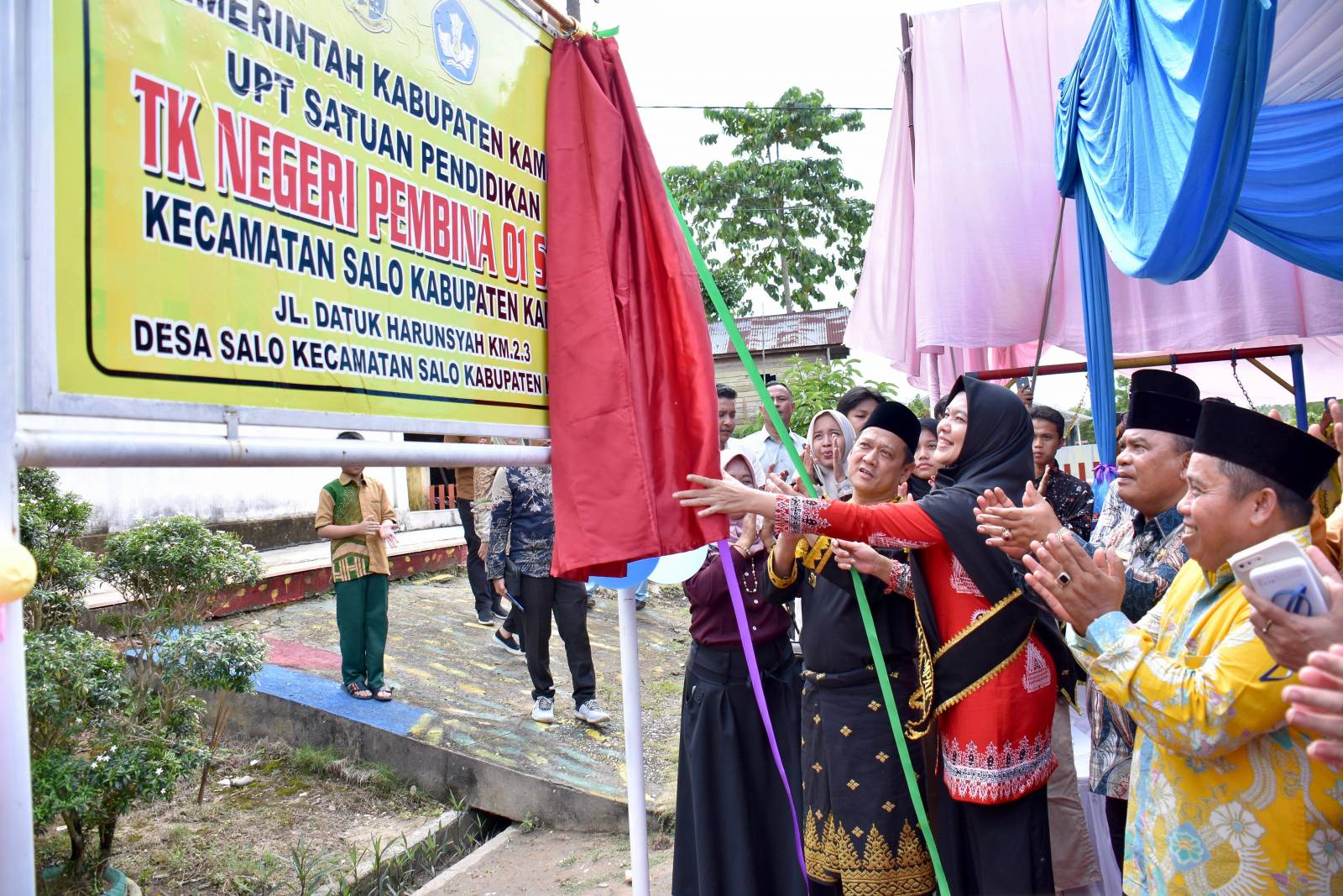 Taman Kanak Kanak Negeri 01 Salo, Diresmikan Pj Bupati Kampar